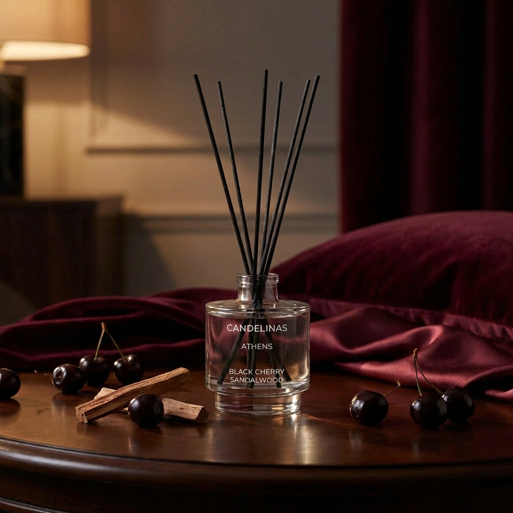 BLACK CHERRY SANDALWOOD - REED DIFFUSER